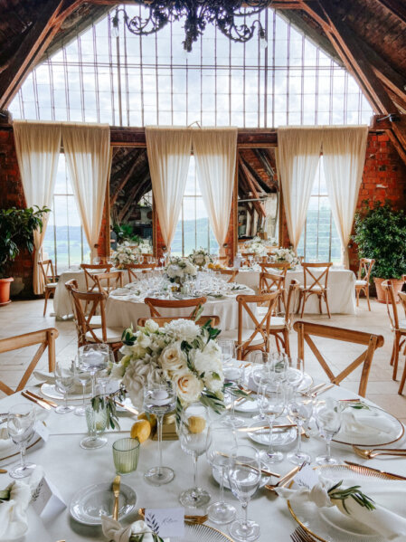 Hochzeit Schloss Langenburg Tischdeko Hochzeit